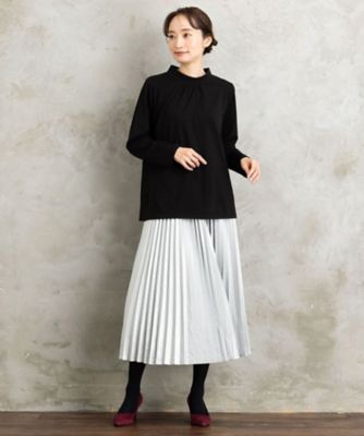 吸湿・発熱 裏起毛モックネックインナーカットソー 33612594