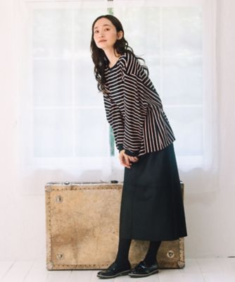 Sプラス サイドストライプ カジュアルパンツ FONTLAB サイドスイッチストライプカットソー 33ー61