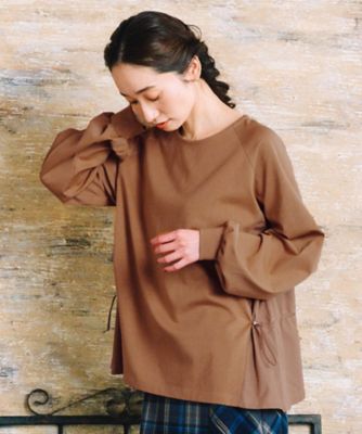 サブストリート（sab street）/【大きいサイズ】FONTLAB 布帛コンビドロストプルオーバー FONTLAB 布帛コンビドロストプルオーバー 33ー61ー2628