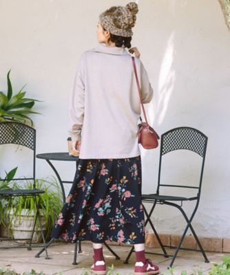 FONTLAB ラメ裏毛ハーフジップスウェット 33ー61ー2629