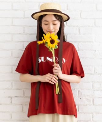 ＜sab street my standard (Women/大きいサイズ)＞ＦＯＮＴＬＡＢ　ＷＥＥＫＥＮＤロゴＴシャツ