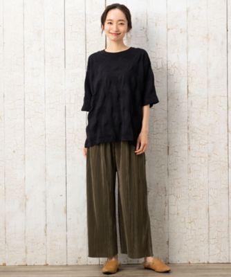 ＜sab street my standard (Women/大きいサイズ)＞マカロンドットジャカード