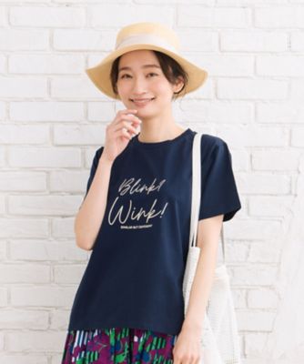 ＦＯＮＴＬＡＢ　抗菌・消臭　シルケットエンブロイダリーロゴＴシャツ　プラスサイズ　３３６４２５２８
