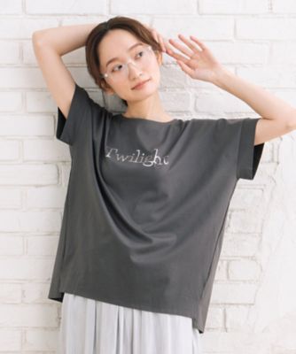 ＦＯＮＴＬＡＢ　抗菌・消臭　シルケット箔ロゴバックタックＴシャツ　３３６４２５２９