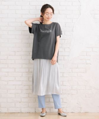 ＦＯＮＴＬＡＢ　抗菌・消臭　シルケット箔ロゴバックタックＴシャツ　３３６４２５２９