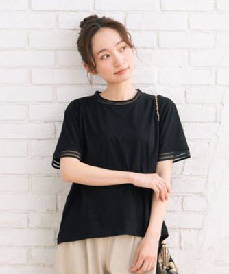 ＭＡＤＥ　ＩＮ　ＪＡＰＡＮ　シアーリブＴシャツ　３３６４２５３１