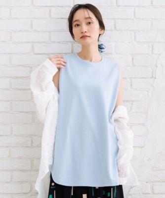 ロングタンクトップ プラスサイズ 33ー64ー2546 | sab