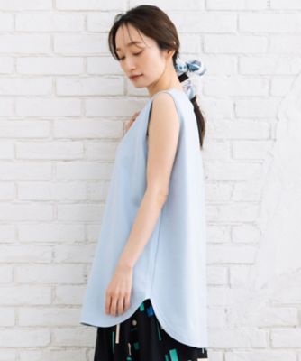 ロングタンクトップ　プラスサイズ　３３ー６４ー２５４６