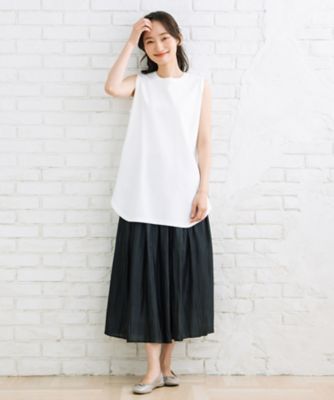 ロングタンクトップ　プラスサイズ　３３ー６４ー２５４６