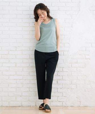 ラメリブチュールタンクトップ　プラスサイズ　３３ー６４ー２５４８