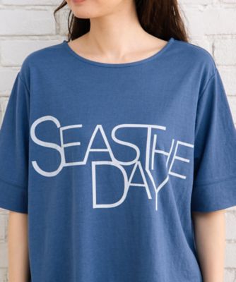 接触冷感 レタードスリットカットソー プラスサイズ 33642584