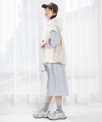 FONTLAB 布帛コンビフーディベスト 33ー64ー2665 | sab