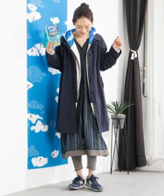 Bleu tango マチルダプリント裏毛ジップフーディ 33ー64 