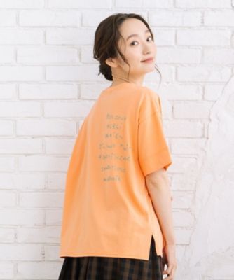Rogique フレンチグリーティングロゴTシャツ プラスサイズ