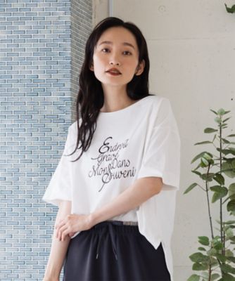 FONTLAB メタルライクロゴハーフスリーブTシャツ 33ー64ー