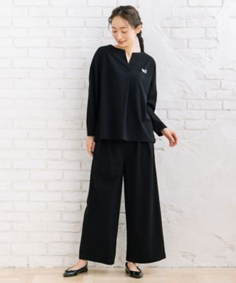 FONTLAB COOL・UV・速乾 キーネックカットソー×ワイド