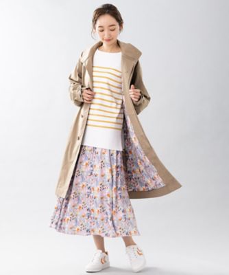 sab street my standard (Women/大きいサイズ)/サブストリート マイスタンダード Bleu tango コラボ 2WAYモッズコート プラスサイズ