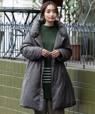 ＜sab street my standard (Women/大きいサイズ)＞ＦＯＮＴＬＡＢ　ツイル×タフタＲＶダウンコート　３３－７１－９２２４