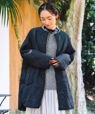 ＜sab street my standard (Women/大きいサイズ)＞ファー×キルティングリバーシブルコート　３３ー７１ー９２８７