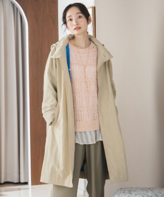 Bleu tango マチルダプリント2WAYコート 33ー71ー