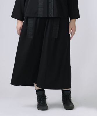 ＜BASCO (Women/大きいサイズ)＞ドリノパンツ・Ｂ４　Ｃｈｒｏｎｉｃｌｅ　タックフリルのクロップドパンツ　プラスサイズ　３４３００５３ー３