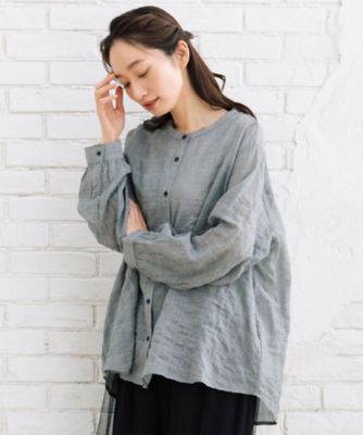 バンドカラーシャツ　３５ー０１ー０００９