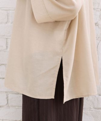 【sabstreet bis】【web限定】15号(3L) 【接触冷感】スキッパーゆるシャツ sabstreet bis】【web限定】15号(3L) 【接触冷感】スキッパー