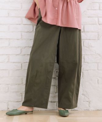 sab street my standard (Women/大きいサイズ)/サブストリート マイスタンダード コットンストレッチカーブタックパンツ　３５１２０００４