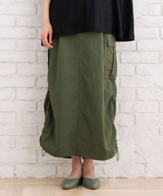 ＜sab street my standard (Women/大きいサイズ)＞ドロストカーゴスカート　３５ー１４ー０００１