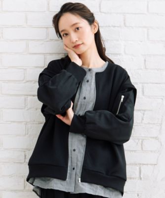 ＜sab street my standard (Women/大きいサイズ)＞ダンボールニットＭＡー１　３５ー２３ー０００４