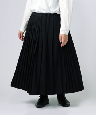 ＜BASCO (Women/大きいサイズ)＞ジジスカート・４［Ｃｈｒｏｎｉｃｌｅ］二種のプリーツを使ったスカート　プラスサイズ　３５２９４５３ー３