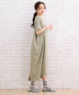ｓａｂｓｔｒｅｅｔ　ｂｉｓ　ｗｅｂ限定　ＣＯＯＬ・ＵＶ・防シワ　ライトジョーゼットスキッパーワンピース　３５３０００２０