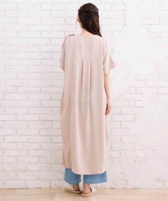 ｓａｂｓｔｒｅｅｔ　ｂｉｓ　ｗｅｂ限定　ＣＯＯＬ・ＵＶ・防シワ　ライトジョーゼットスキッパーワンピース　３５３０００２０