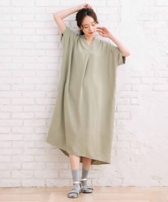 ｓａｂｓｔｒｅｅｔ　ｂｉｓ　ｗｅｂ限定　ＣＯＯＬ・ＵＶ・防シワ　ライトジョーゼットスキッパーワンピース　３５３０００２０