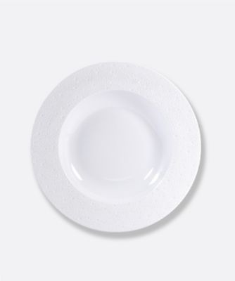 ＜BERNARDAUD＞エキュム　パール　リムスーププレート　２３ｃｍ