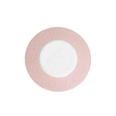 ＜BERNARDAUD＞エキュム　ローズ　パンプレート　１６ｃｍ