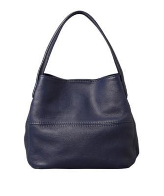 hiro ヒロフ HIROFU 【ロシェ】レザートートバッグ M 本革 （ダークシルバー