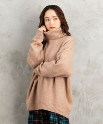 ヤクタッチハイネックニット　３５ー５１ー０００４