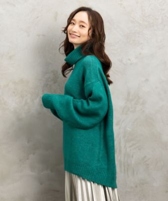 ヤクタッチハイネックニット　３５ー５１ー０００４