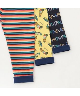 ベア天竺総柄ロングパンツ 3551103 | Paul Smith Junior
