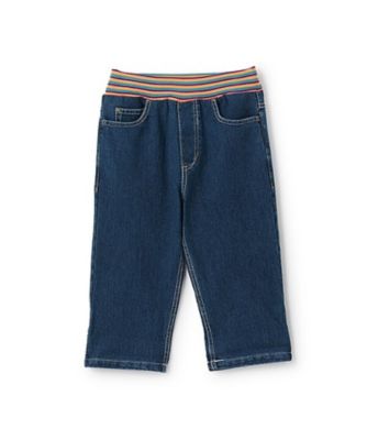 カットデニム７分丈パンツ　３５５１１０５