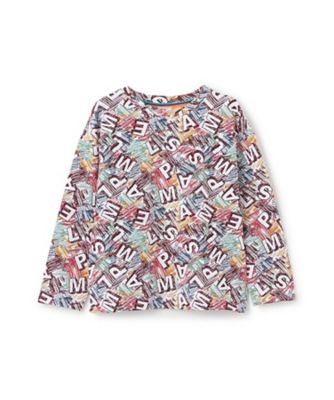 ＜Paul Smith Junior (Baby&Kids)＞ベア天竺落書きロゴルーズ長袖Ｔシャツ　３５５１２０２
