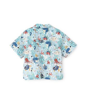 【最上級モデル】極美品 ポールスミス コレクション シャツ 総柄 半袖 23ss新品タグ付き】ポールスミスコレクション Lサイズ 総柄 半袖