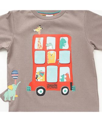 アニマルバスギミック半袖Ｔシャツ　３５５１２１７