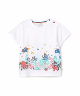 海柄半袖Ｔシャツ　３５５１２２２