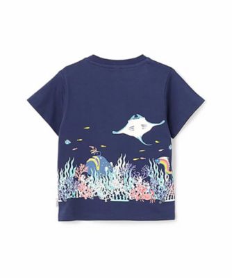 海柄半袖Ｔシャツ　３５５１２２２