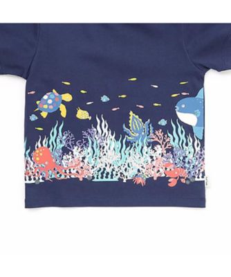 海柄半袖Ｔシャツ　３５５１２２２