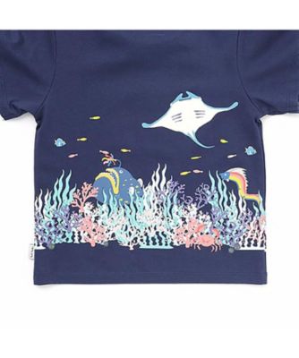 海柄半袖Ｔシャツ　３５５１２２２