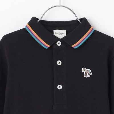 マルチストライプベーシック長袖ポロシャツ 3553204 | Paul