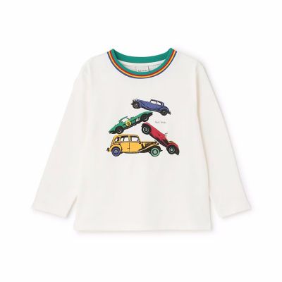 Paul Smith Junior (Baby & Kids)/ポール・スミス ジュニア レトロカー長袖Tシャツ 3553207 オフホワイト トップス【三越伊勢丹/公式】